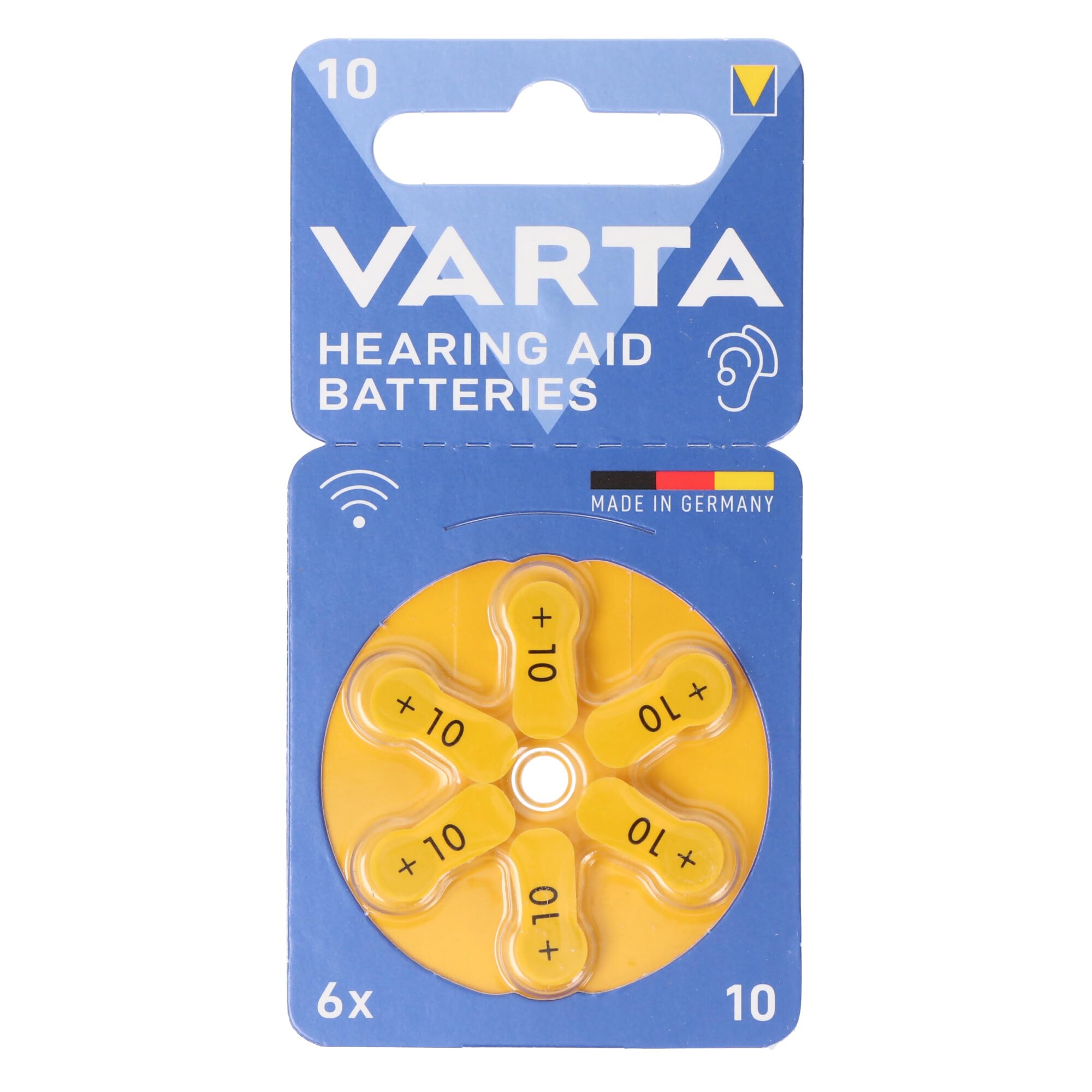 Varta Unisex Hearing Aid Batteries 10 Blister 6