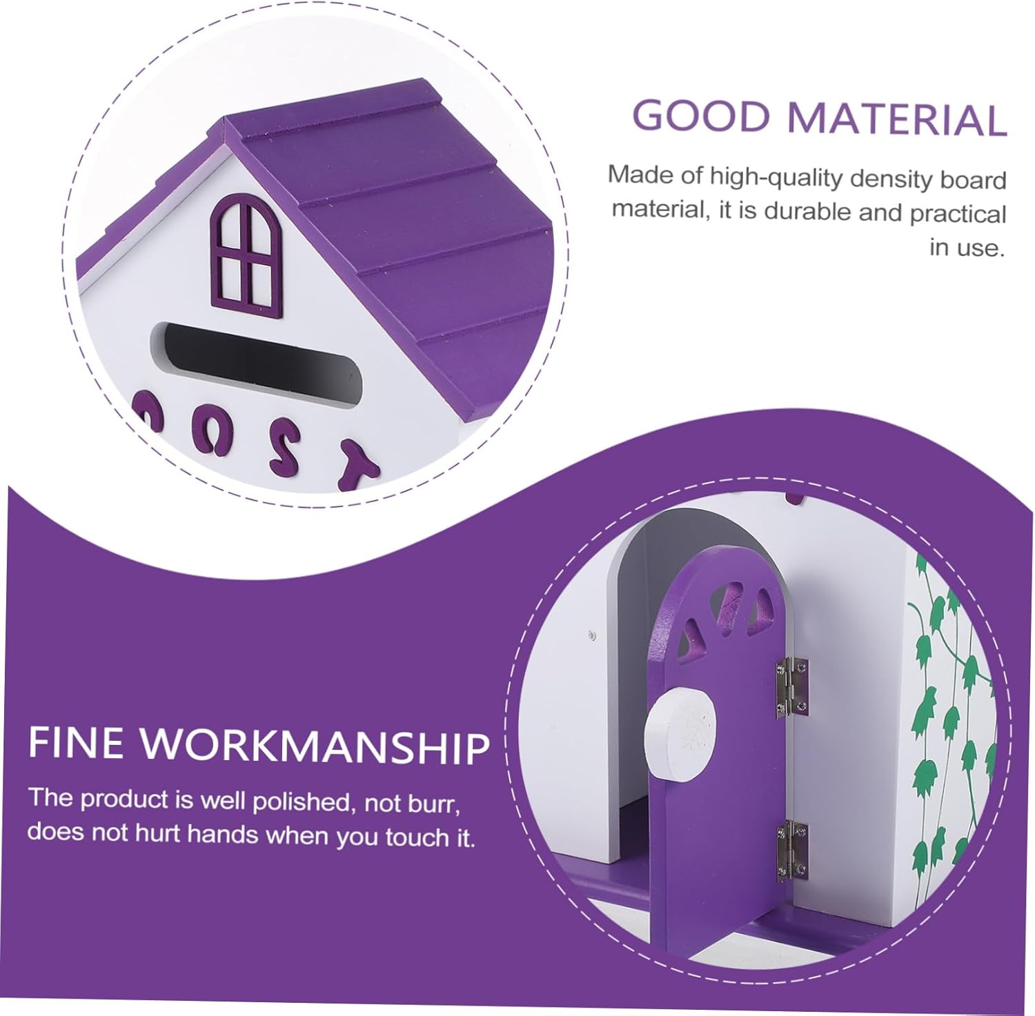Elegant Wall Mail Box School Letter Organizer Wall Mount Suggestion Box Unique School Complaint Home Decor
