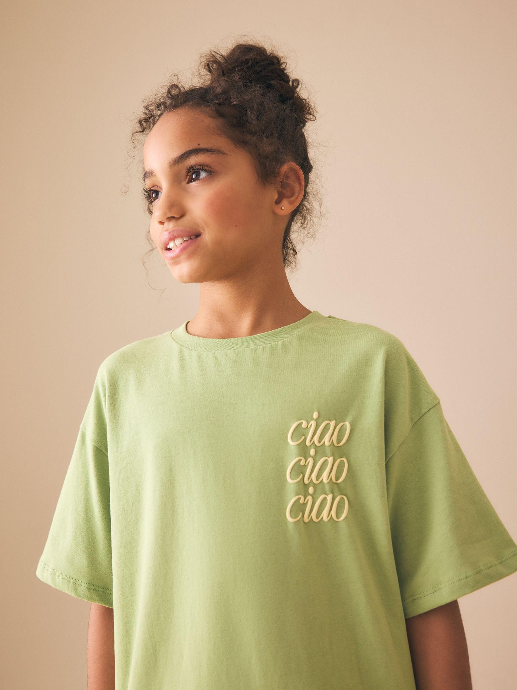NEXT Niñas Pack de 4 Camisetas con Estampado gráfico