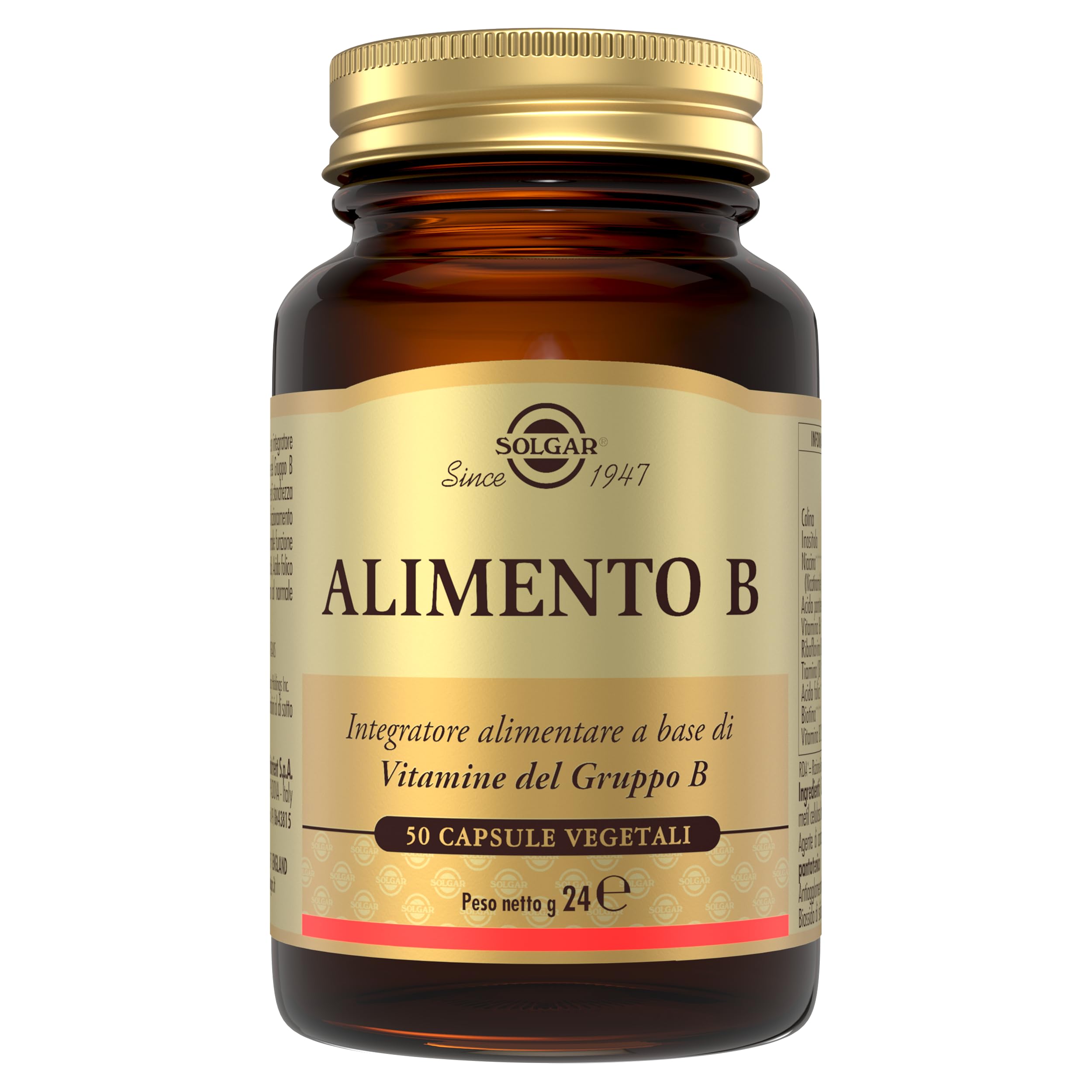 Solgar Alimento B Integratore Alimentare - 50 Capsule