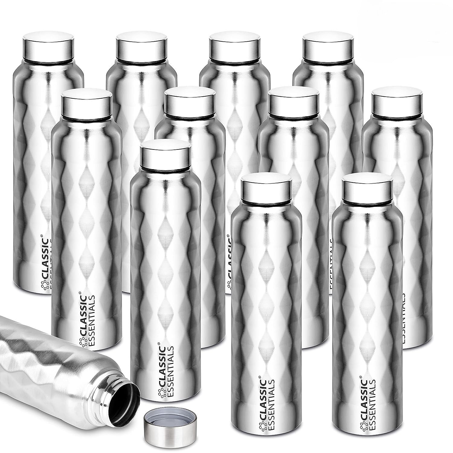 CLASSIC ESSENTIALS Single Walled Stainless Steel INOX Puro Water Bottle