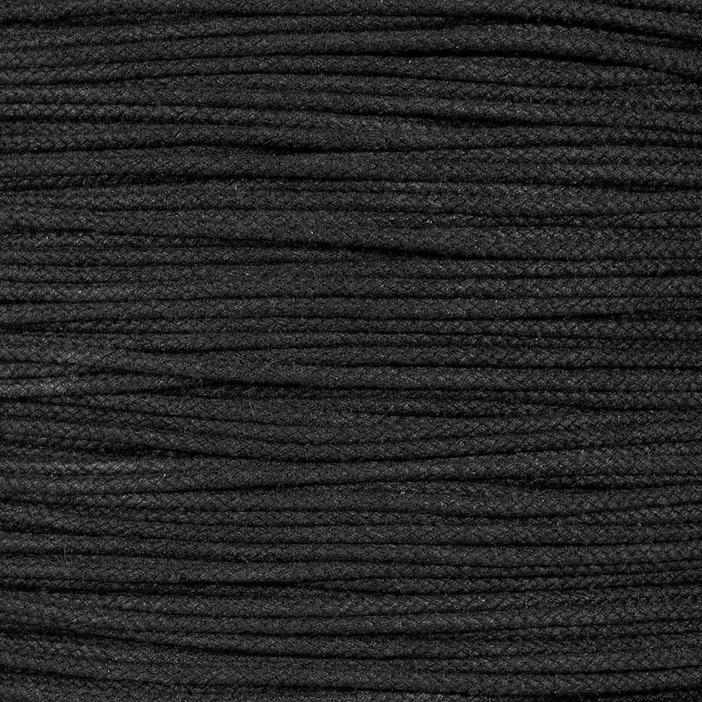 Cordón de teatro, sin esmaltar, 0,95 cm – 0,95 m, línea de utilidad multiusos, color negro