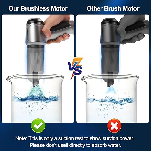 Miniatura 4 de Handheld Vacuum Cordless - 12000PA Car Vacuum Portable Cordless High Power Small Vacuum Cleaner 3 in 1 Wireless Portable Mini Hand Vacuum for Pet