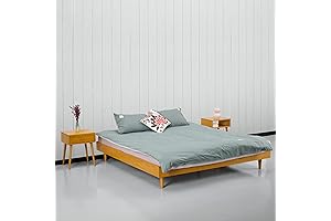 NTC Fly Wooden Bed Frame: Enhanced Sleep Sanctuary with Rustic Oak Charm