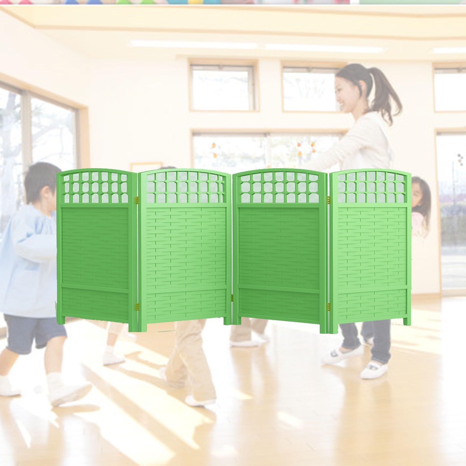 Séparateur de chambre d'enfant pliable pour diviser une pièce partagée sans travaux