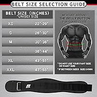 Vista 3 de RitFit Weight Lifting Belt - Great for Squats, Lunges, Deadlift, Thrusters - Men and Women - 6 Inch Black/Camouflage