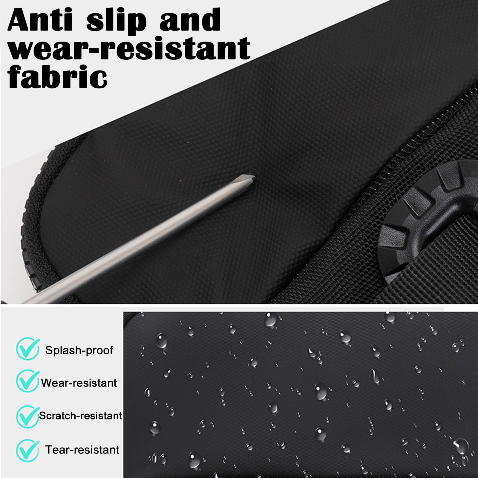 Anti Diebstahl Sling Bag, Klein Umhängetasche Chest Schwarz Crossbody Bag Brusttasche Herren Schultertasche, Tasche Handtasche mit Reißverschluss Lock, RFID-Blockierung, 21x15x6 cm