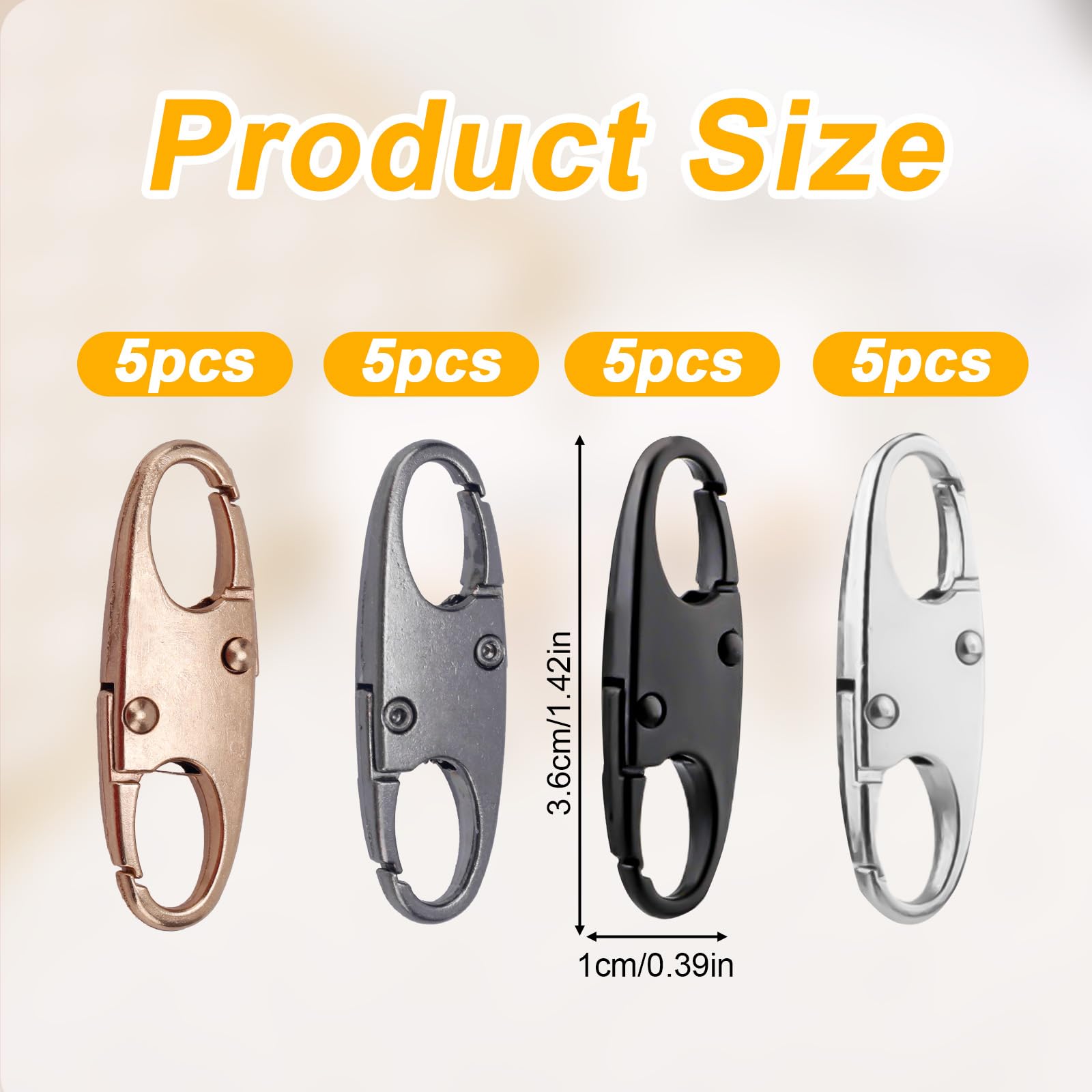 20 Clips De Fermeture éclair Antivol, Remplacement Tunisia