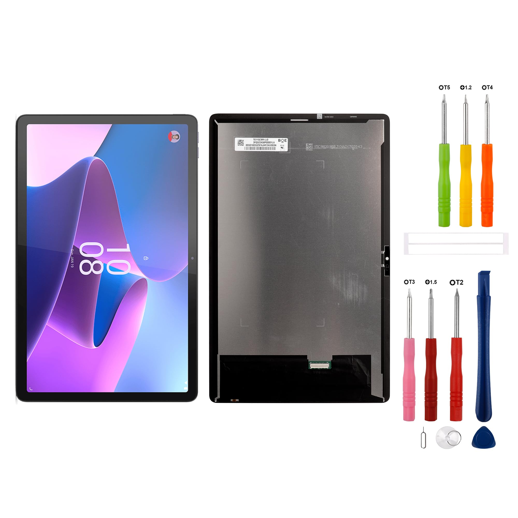 LCD Display Replacement Kompatibel mit Len-OVO Tab P11 Gen 2 / Tab P11 2022 TB350FU LCD Display Touch Screen Digitizer Assembly Replacement mit Reparatur Toolkit,11.5 Zoll