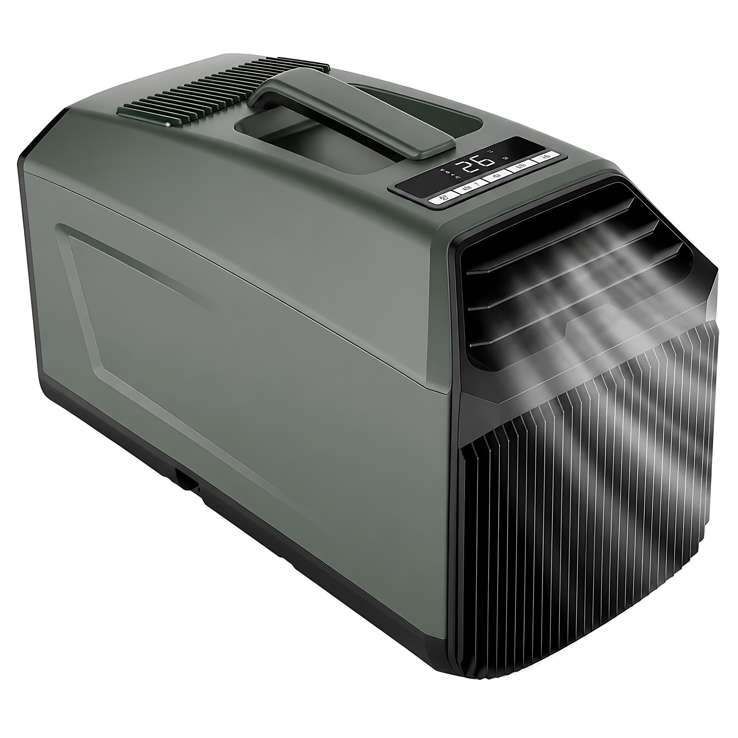 KPOUYYDS Portable Spot Cooler, Camping Air Conditioner - 4500/5100 BTU Dual Hose, True Dual-Rotor, 330W Low Wattage, 4-in-1 Fast Cooling for Tent, Van Life, Overlanding, RV, Dorm Room 4500BTU/AC