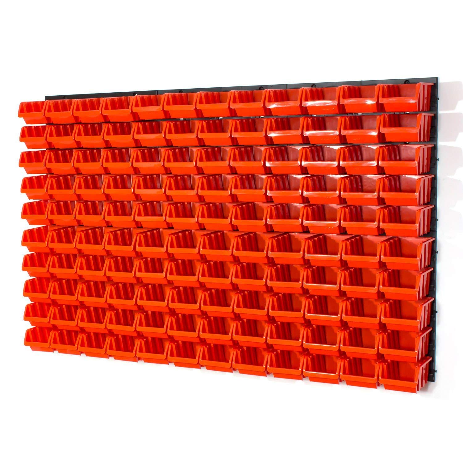 Set 6 pannelli officina arancione con kit 120 contenitori Inbox misura 2