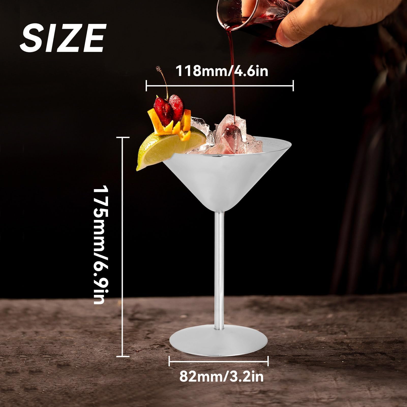 Utopia Cocktailglazen | HAYWORTH | Glas | 29cl | 6 Stuks | 140(h)mm