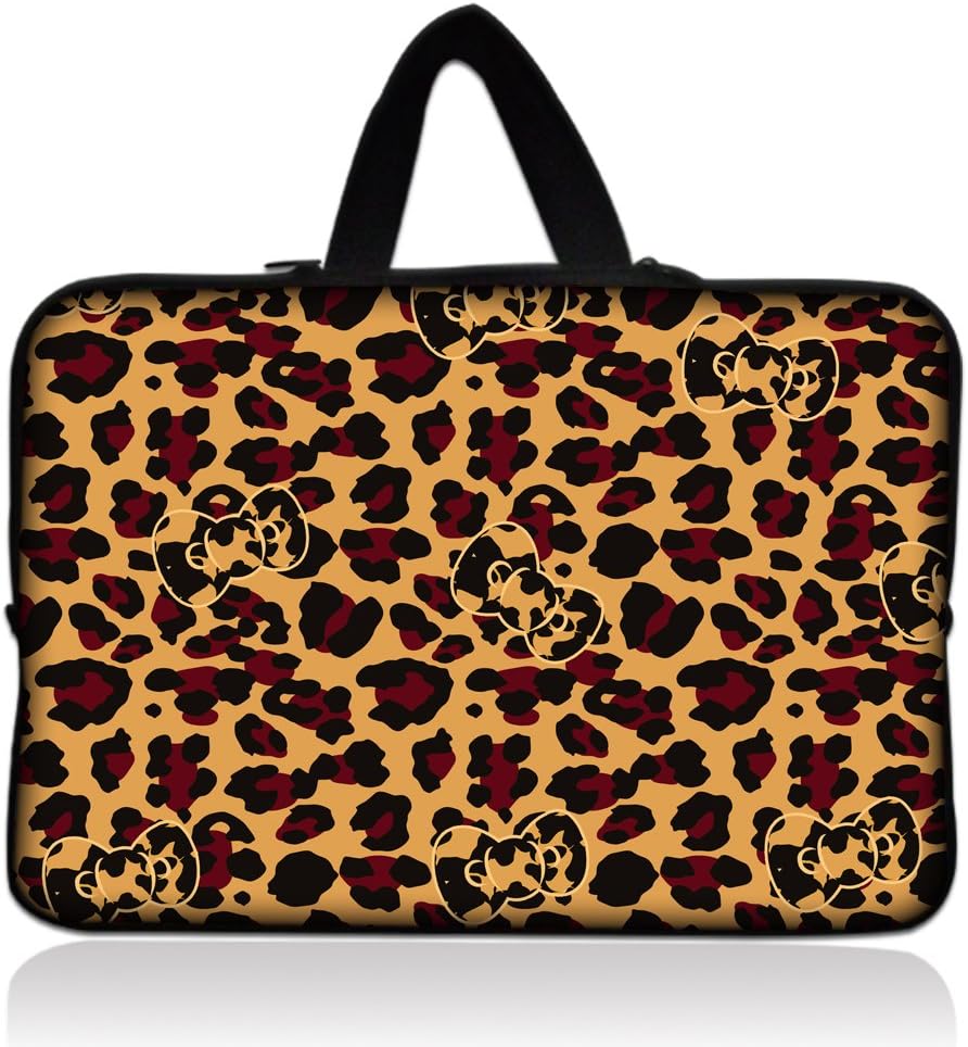 Camouflage Leopard 13" 13.3" inch Notebook Laptop Case Sleeve Carrying bag with Hide Handle for Apple Macbook pro 13 Air 13/ Samsung 900X3 530 535U3/Dell XPS 13 Vostro 3360 inspiron 13/ ASUS UX32 UX31 U36 X35 /SONY SD4/ThinkPad X1 L330 E330