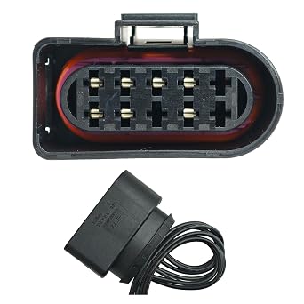 Headlight Pigtail Connector Harness 7-Wire Halogen Headlamp Plug, Compatible with Kenworth T680 20132021 Legacy; Not for Next-Gen LED