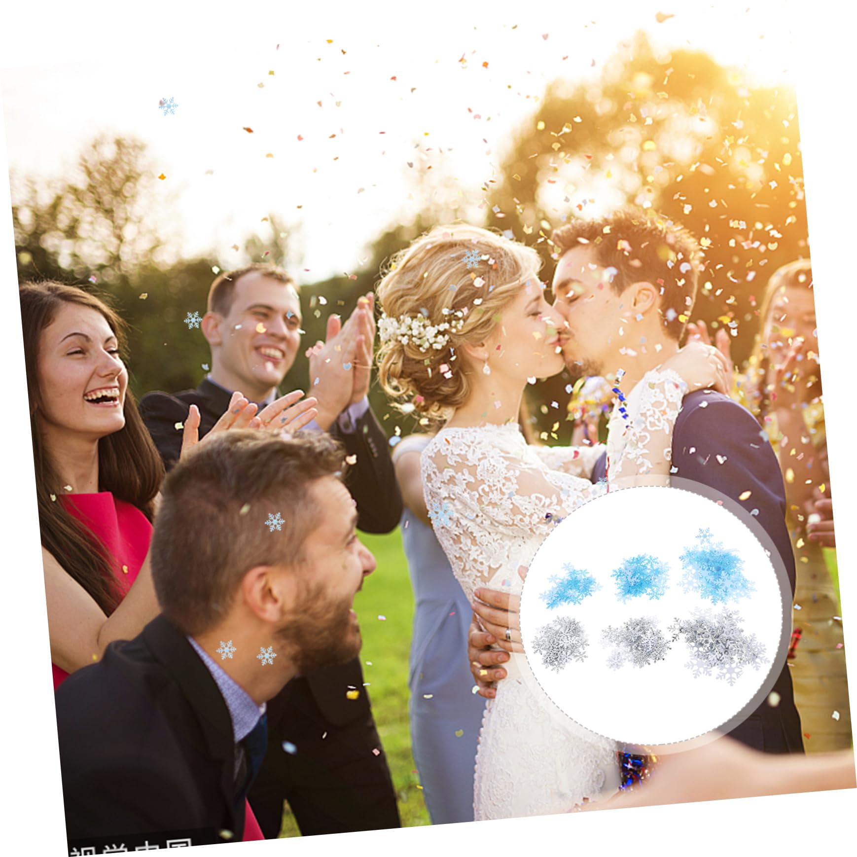Ciieeo 3piezas Confetti De Para Fiestas Decoración De Mesa Para Bodas Cumpleaños y Celebraciones Navideñas