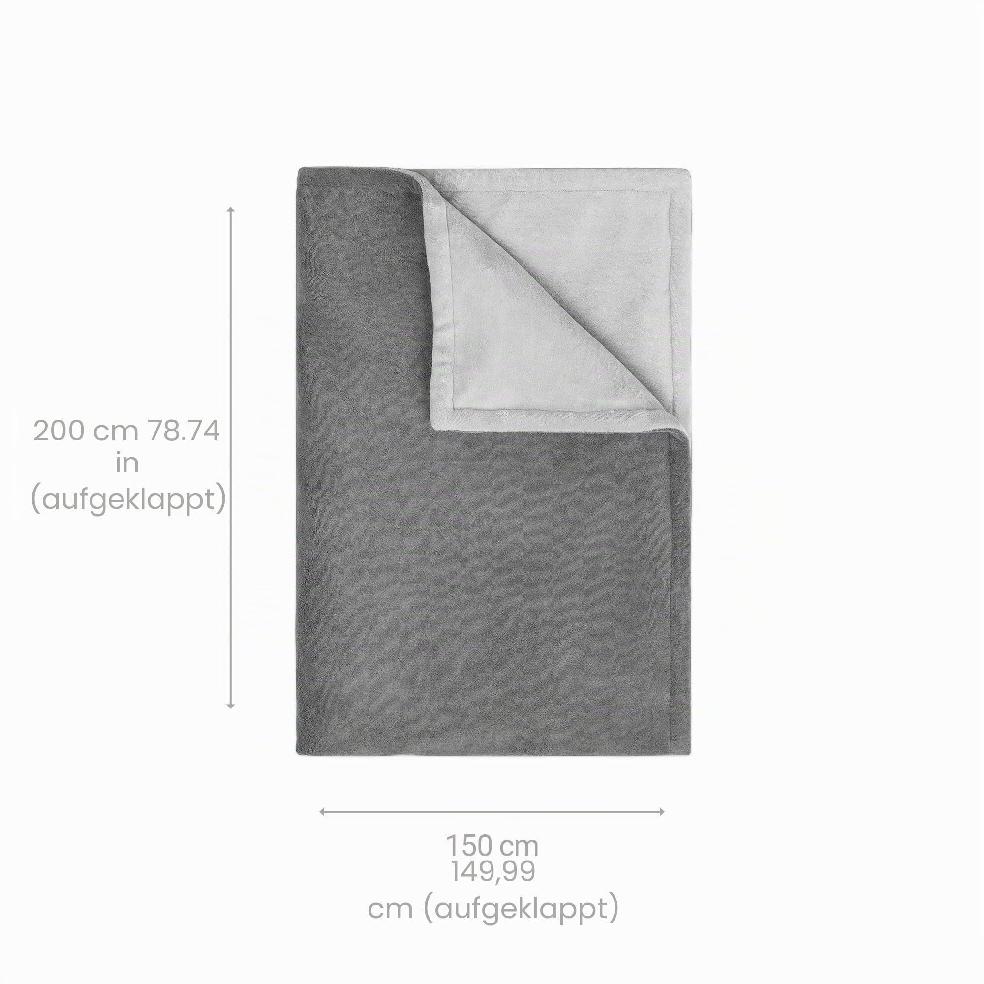 medisana HB 675 Kuschelheizdecke XXL, waschbar, 200 x 150 cm, grau/dunkelgrau & HU 665 Wärmeunterbett, 150 x 80 cm, Abschaltautomatik, Überhitzungsschutz, 3 Temperatursstufen, waschbar