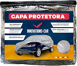 Capa Para Cobrir Carro Forrada 100% Impermeável Anti-uv (M)