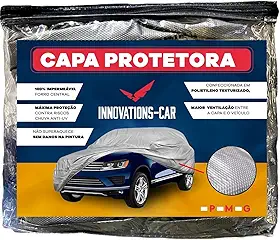 Capa Para Cobrir Carro Forrada 100% Impermeável Anti-uv (P)