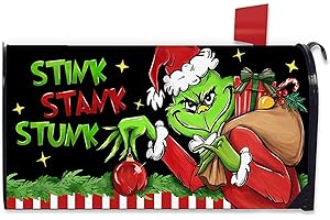 Christmas Stink Stank Stunk Standard Size Mailbox Cover