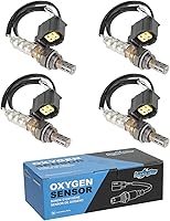 LuxOxyPro 4-Pack Upstream & Downstream O2 Oxygen Sensors for Dodge Jeep Chrysler - Replace 56028994AA, 234-4587