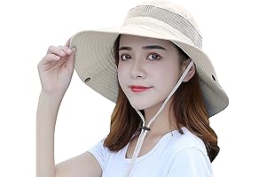 Foldable Outdoor Vented Sun Hat for Women Sun Protection Quick-Dry UPF 50