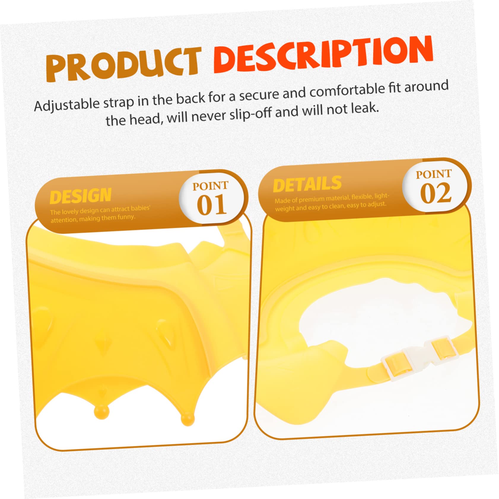 ibasenice 4piezas Gorro De Baño Para Sombrero Protector Para Lavado De Cabello Gorra Flexible Para Bebés y Pequeños