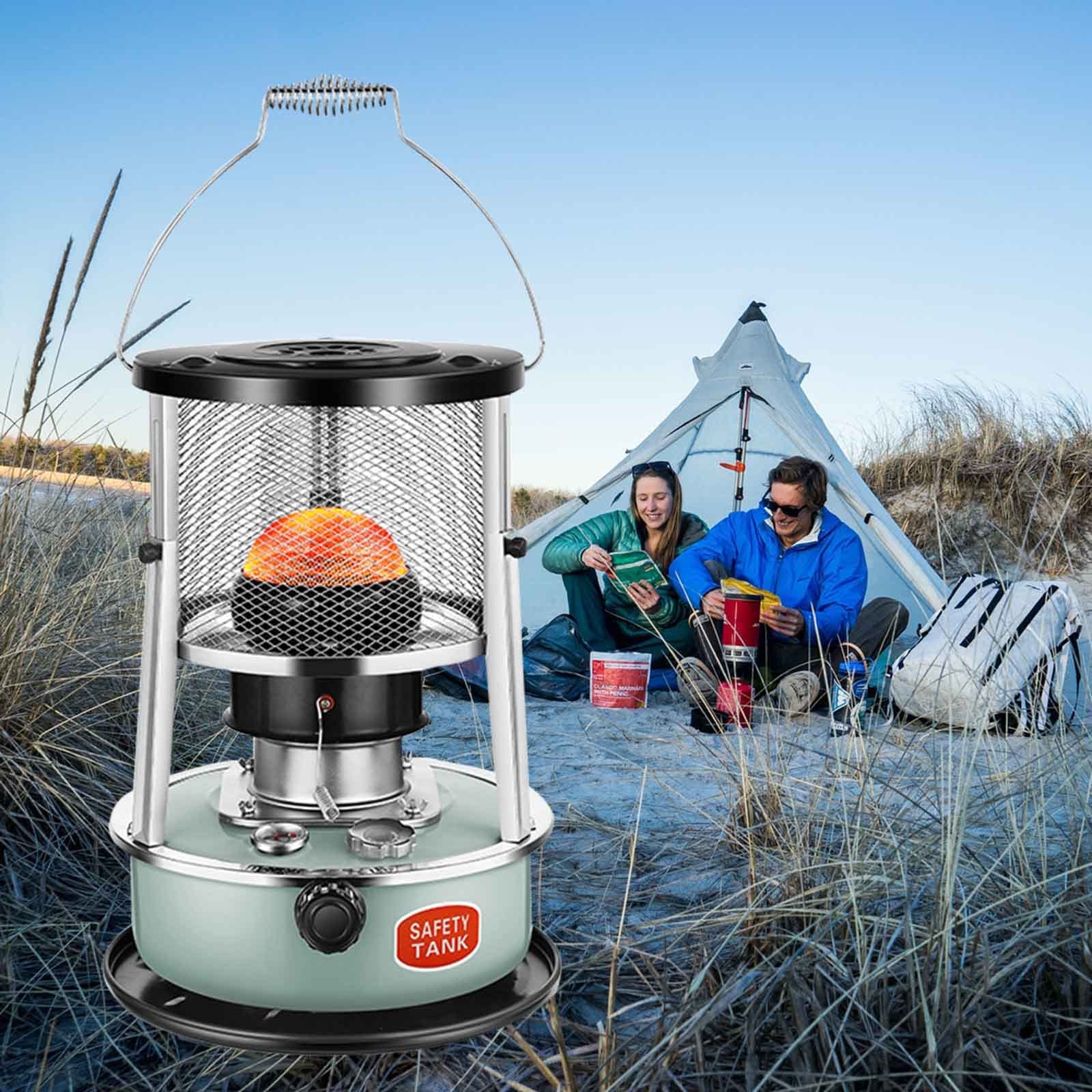 Kerosin-Ofen-Heizung, 6-Docht-Heizung, mobiler Campingkocher, Kerosin-Raumheizung, Konvektionsstrahlungsbrenner, Outdoor, Jagd, Rucksackreisen, Überleben, Notfallöfen, 4,5 l
