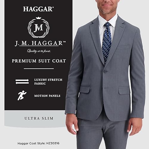 Miniatura 6 de Haggar Pantalón separado de traje ultra delgado elástico en 4 direcciones para hombre