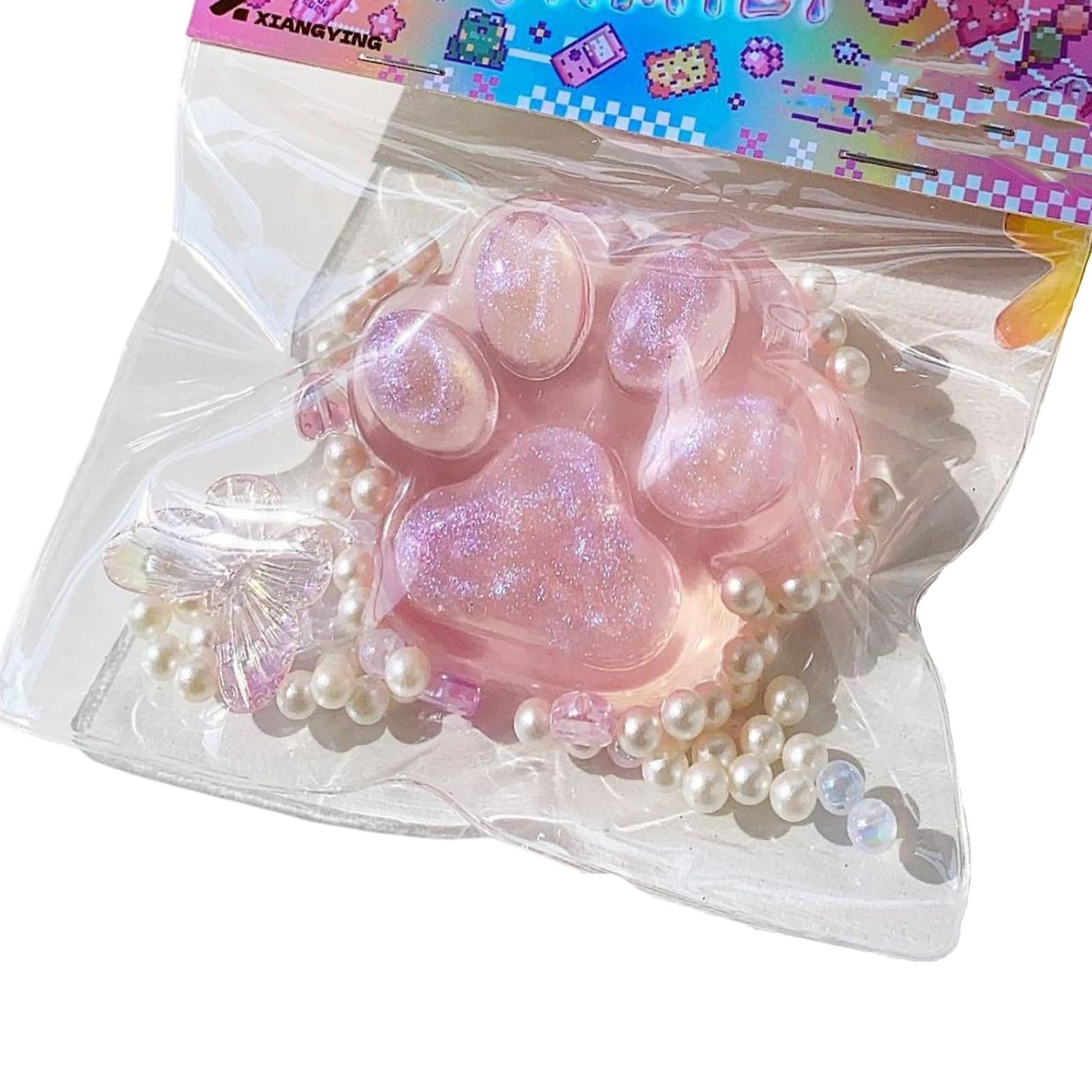 Rainbow Cat Paw Antistress Squishy Cute Soft Fidget Toy Squeeze for Adults Lovely Cats Themed Gift