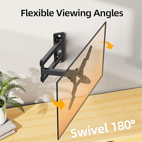 Miniatura 2 de Soporte de pared para TV de movimiento completo de 32+ 40 pulgadas para televisores y monitores de 13 a 43 pulgadas, soporte de montaje de TV