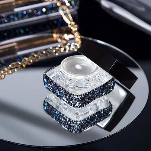 Miniatura 5 de Calcomanías de diamantes de imitación brillantes de 6 yardas, diamantes de imitación para manualidades, calcomanías autoadhesivas para el automóvil,