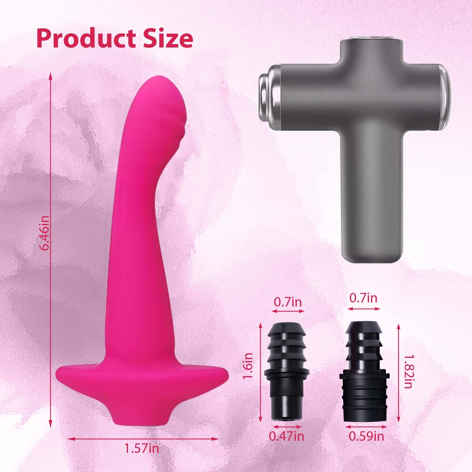 Amazon.com: Massage Gun Attachment Deep Tissue, Massage Gun Accessories for Relieve and Stimulation, Rose Red Massage Attachments with Two Connectors : Health & Household Amazon.com: Massage Gun Attachment Deep Tissue, Massage Gun Accessories for Relieve and Stimulation, Rose Red Massage Attachments with Two Connectors : Health & Household