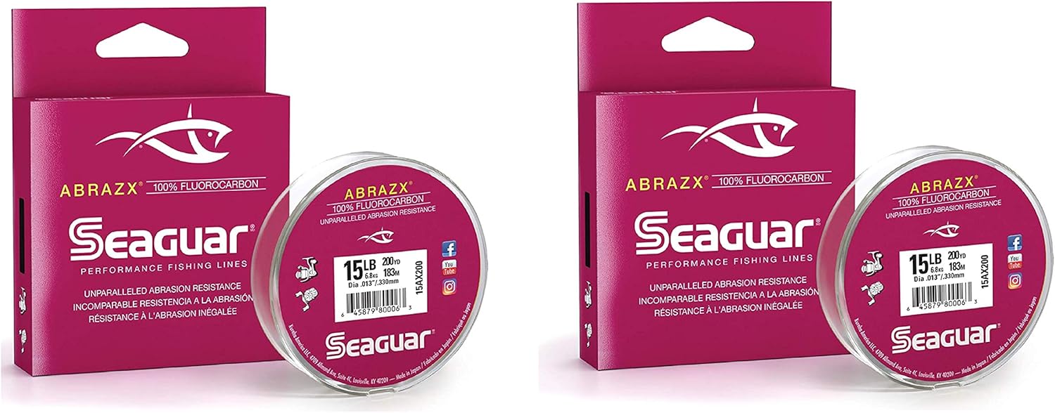 Seaguar AbrazX, Abrasion Resistant, Premium 100 Fluorocarbon
