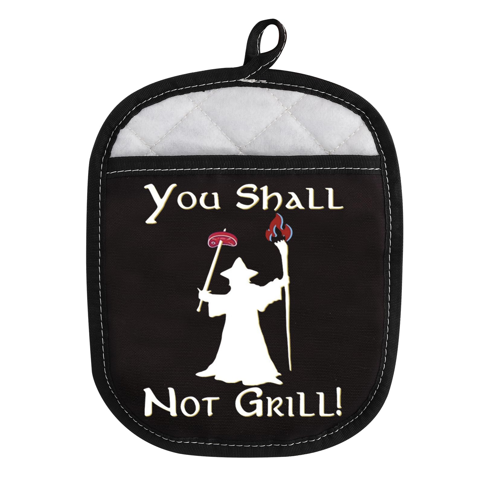 WCGXKO Manique de cuisine amusante avec poche You SH pour four