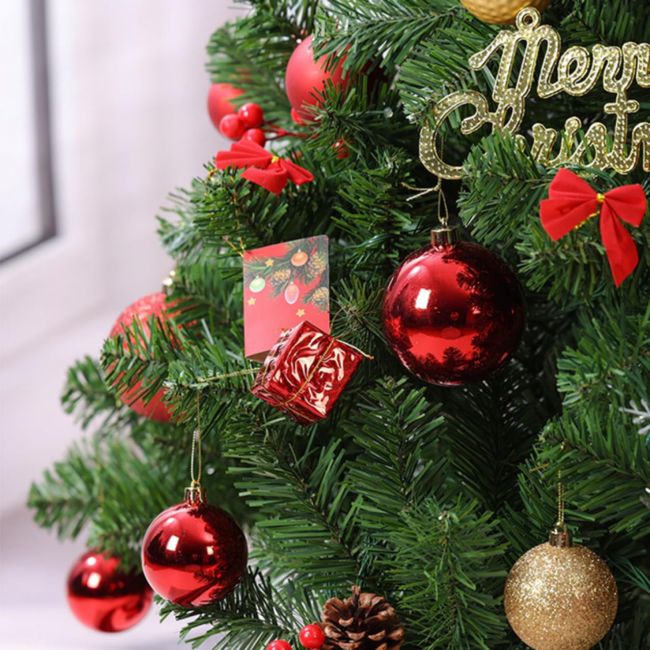 Amazon.co.jp: HGJH オーナメント付き クリスマスツリー おしゃれ 北欧