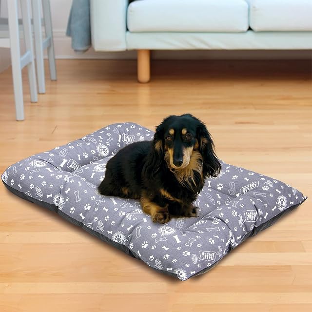 Foto 4 de 5 de TIENDA EURASIA - Colchoneta para Perro Fabricada con Algodon y Poliester, Resistente al Rascado, Interior…