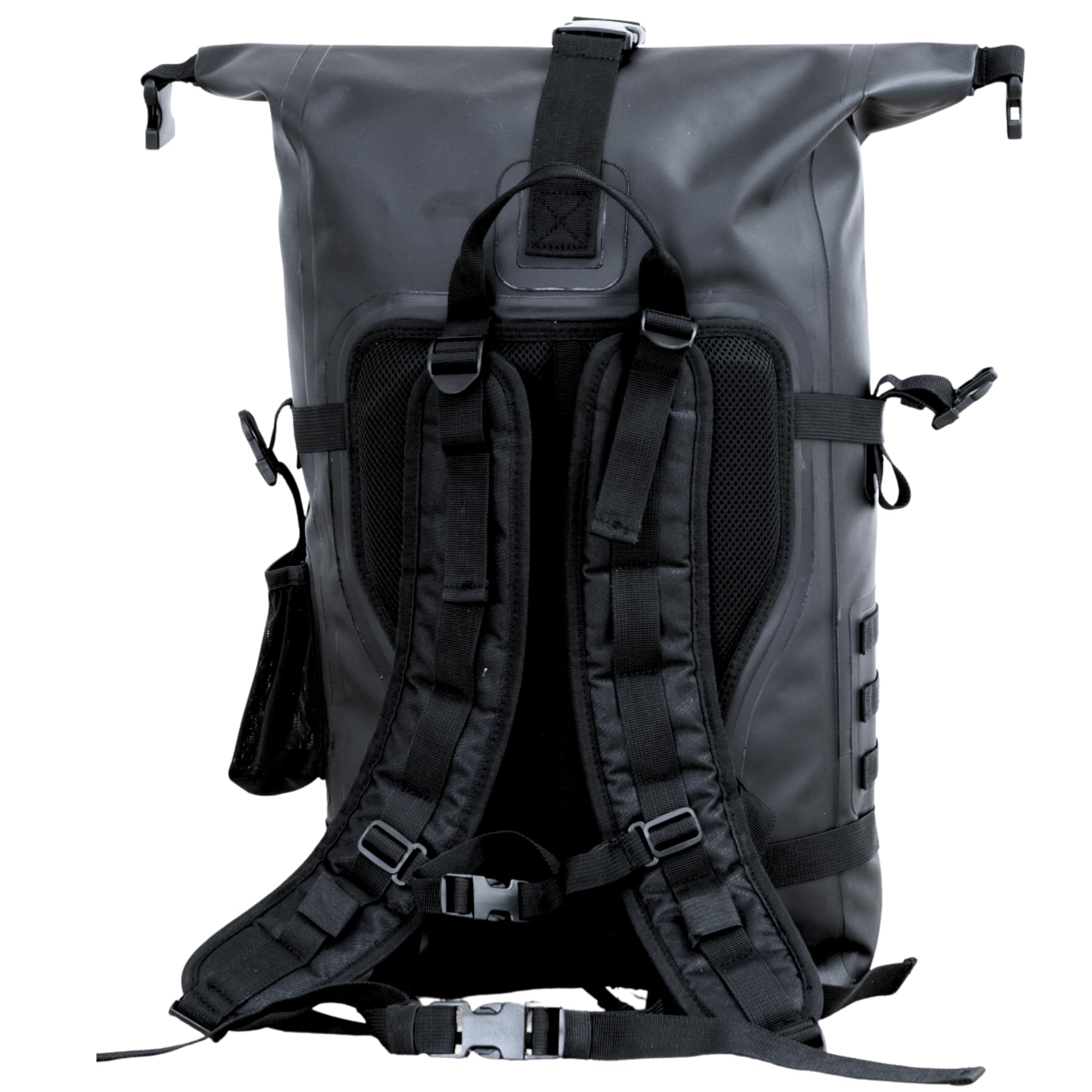 Bolsa de senderismo para mochila y bolsa impermeable | Cremallera de zinc anticorrosión impermeable | Volumen ajustable 20L a 40L | Cómodo transporte | Fijaciones Molle | Bolsillos