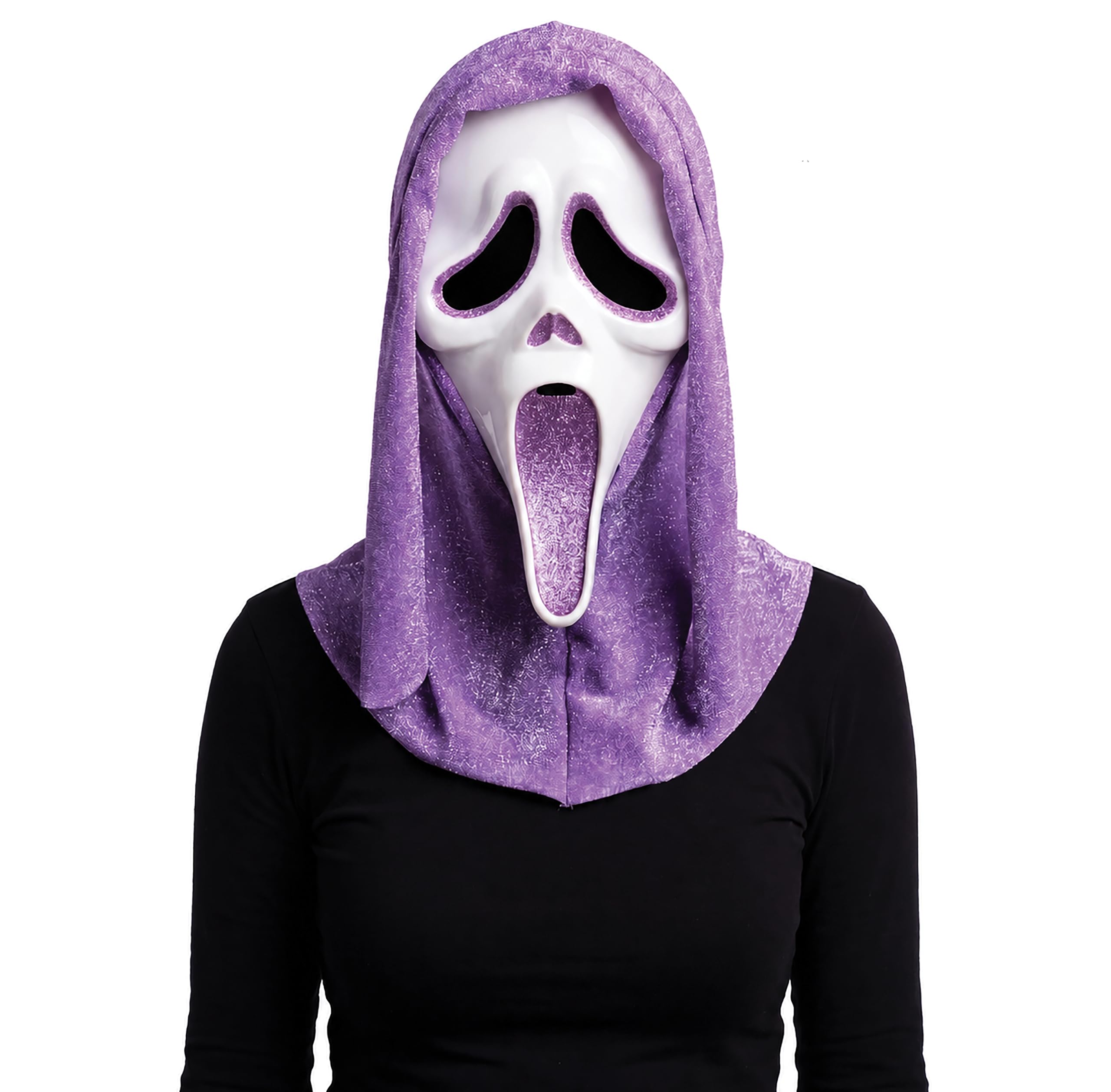 Ghost Face Purple Glitter Mask