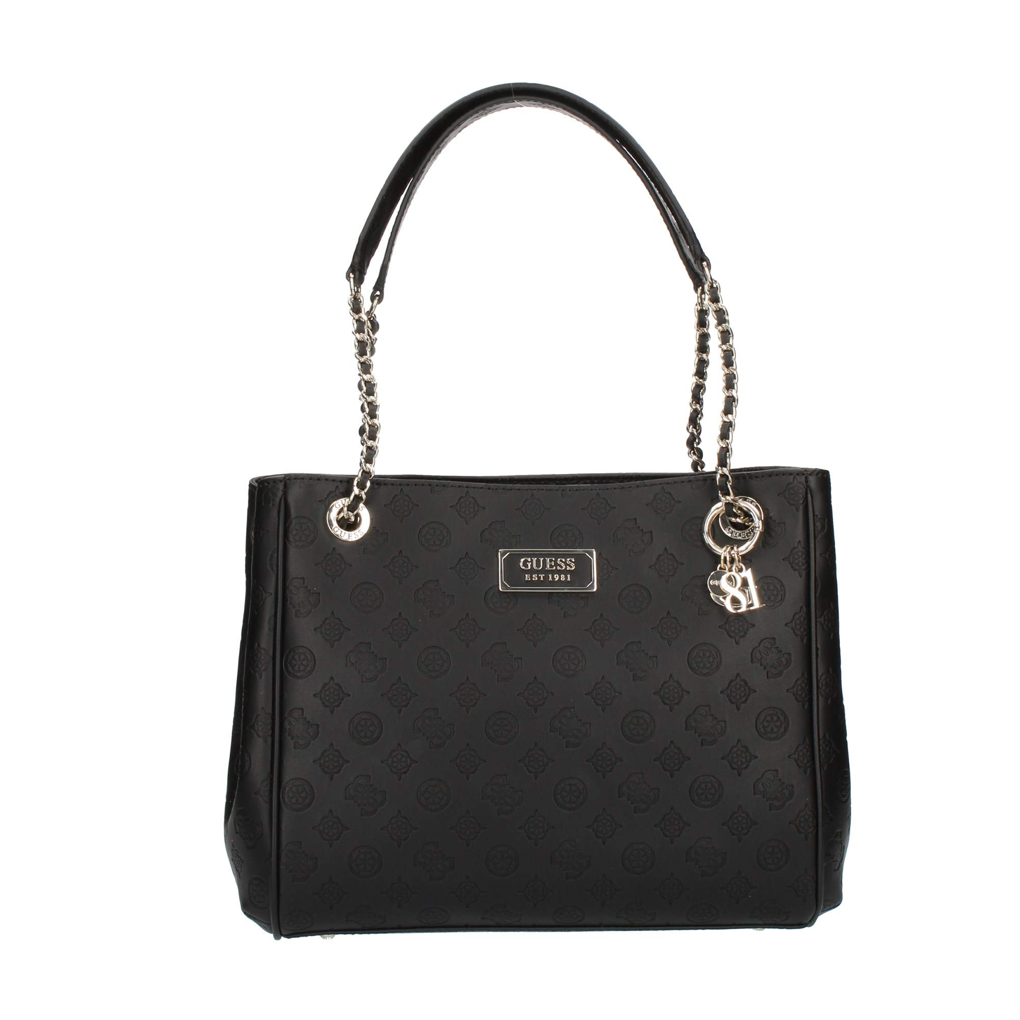 GUESS Logo Love Girlfriend Carryall Black
