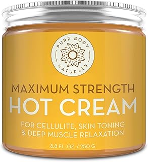 Max Strength Hot Cream - Natural Muscle Pain Relief Cream for Sore Muscles, Arthritis Pain, Sports Injuries, Chronic Pain,...