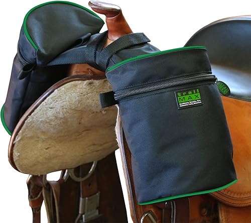 Miniatura 2 de TrailMax Bolsas medianas con pompa de caballo para tu silla de montar occidental bolsas aisladas para caballos bolsa de sillín para cámara o