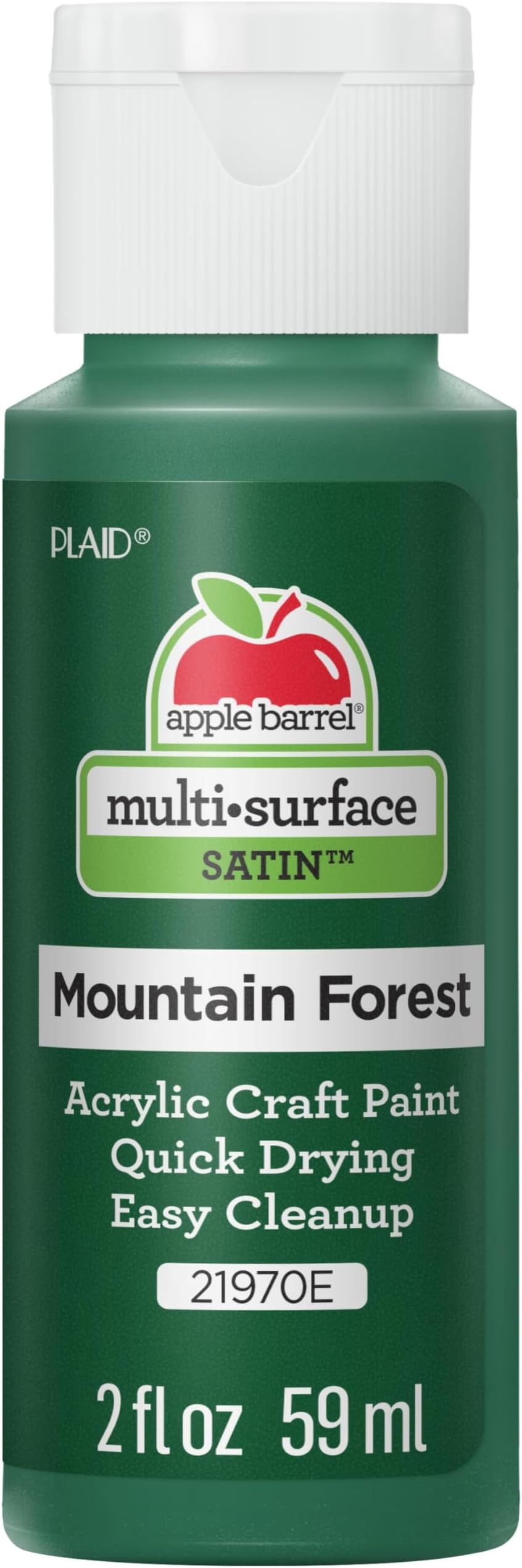 Apple Barrel 2oz Multi-Surface Satin Acrylic Paints Mountain Forest