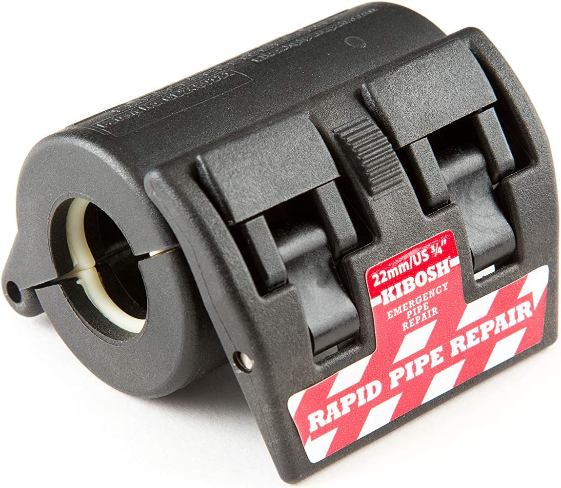 Kibosh Rapid Emergency Pipe Repair Clamp (Red) (22mm / USA-CAN 3/4")