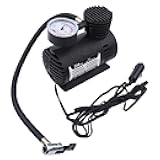 EIMSOAH Portable Mini Air Compressor, Electric Tire Infaltor Pump, 12 Volt Car 300 PSI, Mini Air Pump with Pressure Gauge for Car, Motorcycle, Inflatable Boats, Ball