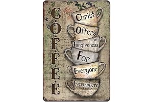 Aenaon Coffee Signs for Kitchen: Delightful Decor for Coffee Enthusiasts