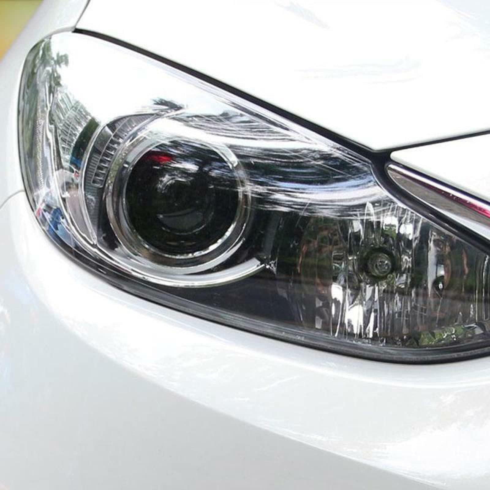 Wcnsxs 1 Roll 100 * 30cm Car Headlight Transparent Protector Film Vinyl Wrap UV Protection For Tail/Head/Brake/Fog Light