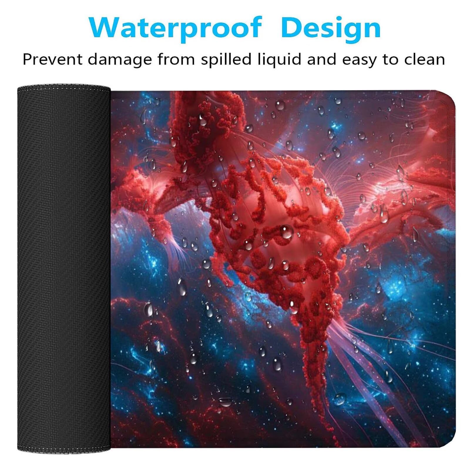Alfombrilla Ratón Azul Alfombrilla Ratón Gaming XXL 1200x600x3mm Multifuncional Accesorios Escritorio,Antideslizante Mousepad Rojo Tapete Escritorio Infantil,para Alfombrilla Pc Teclado Ratón J930
