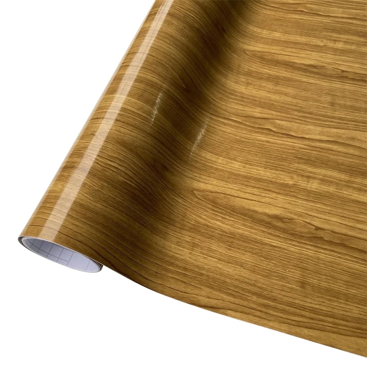 Papier peint autocollant imperméable effet bois revêtement adhésif amovible 50x300cm