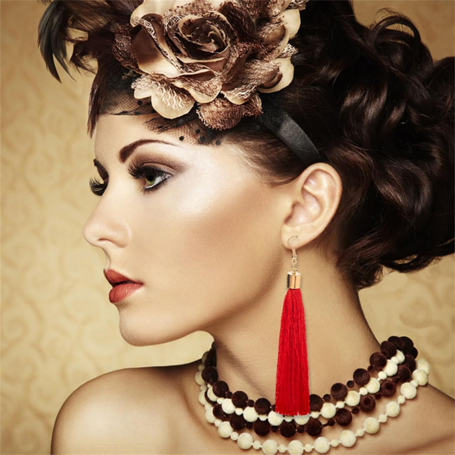 Dreuyet 9 Pairs Colorful Tassel Earrings Set for Women Fashion Handmade Bohemian Woven Thread Dangle Drop Boho Statement Fringe Earrings Birthday Christmas Gift - Image 5