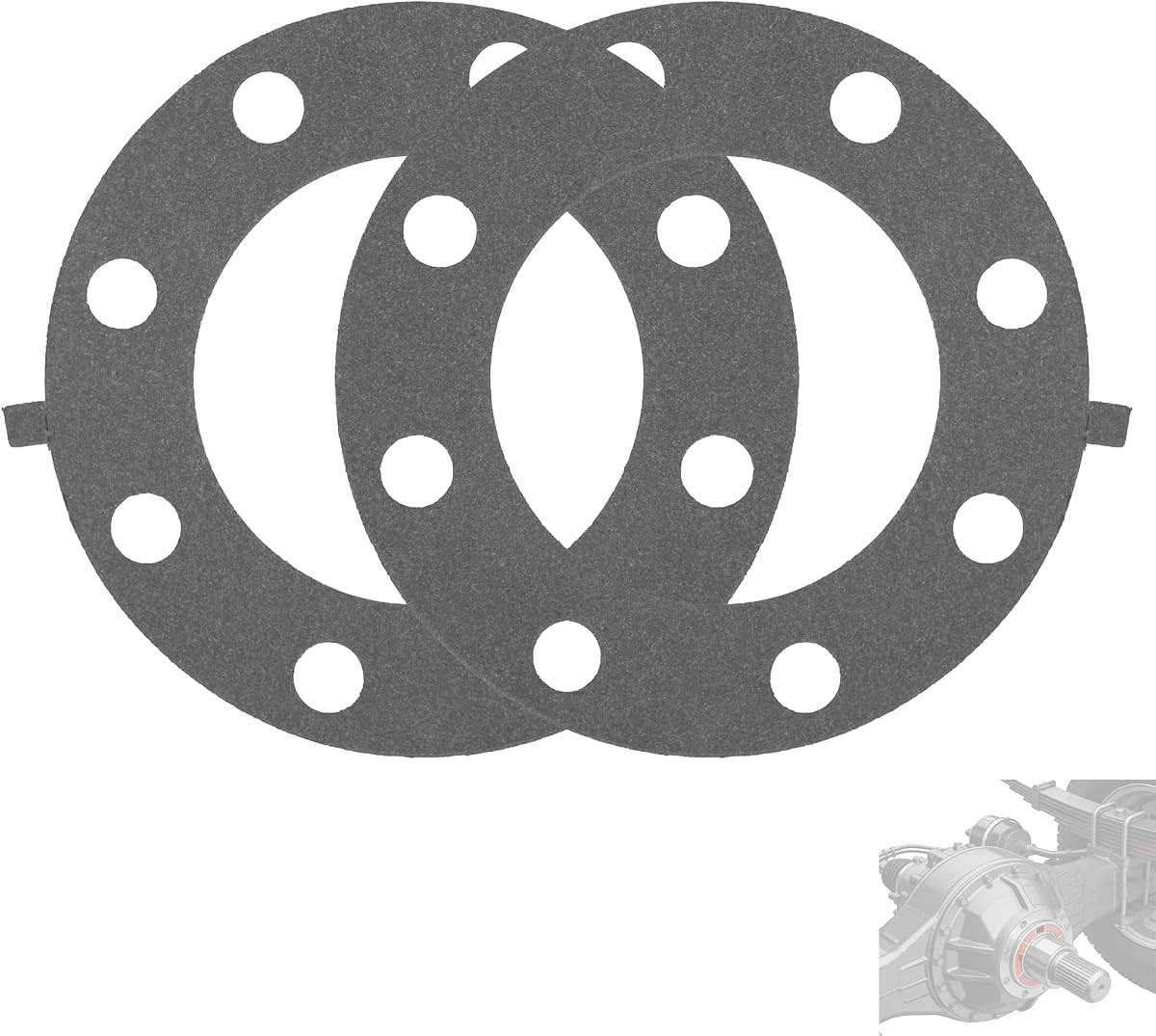 2 PCS 926-966 Rear Axle Flange Gasket Kit Fit for Dodge/Ram Models | Dana 80 Axle Flange Gaskets Compatible with 2003-2018 Dodge Ram 2500/3500 Rear Axle Housing and Rear Differential